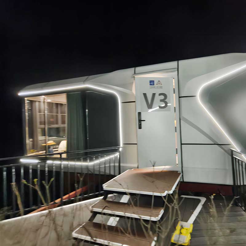 JMXL V3 Luxury Camping Houses Prefab Houses Modern Moving House with Bedroom and Bathroom