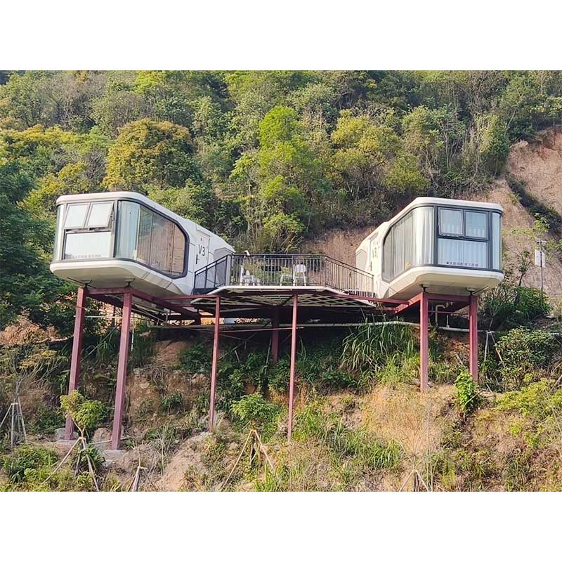 JMXL V3 Luxury Camping Houses Prefab Houses Modern Moving House with Bedroom and Bathroom
