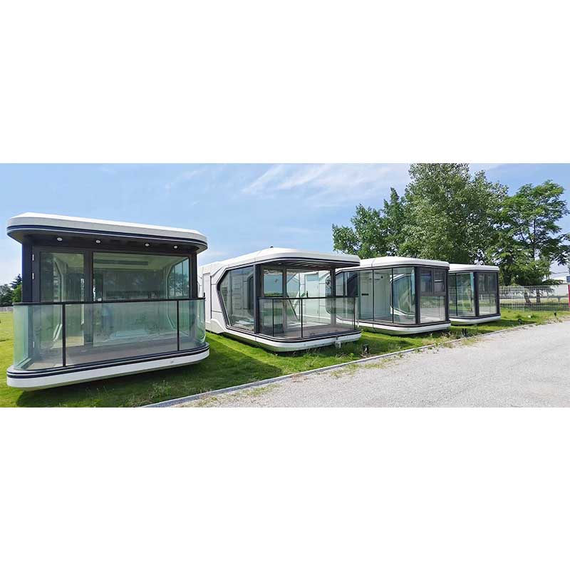 JMXL V2 Aluminum Alloy Shell Modern Resort Style Prefabricated Home Mobile Prefab House