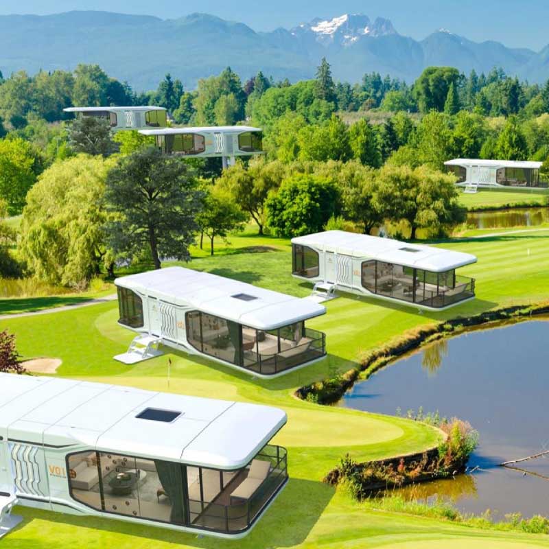 JMXL V1 Prefab Container House Durable Design Eco-friendly Material Small Mobile House Home with Smart Control System