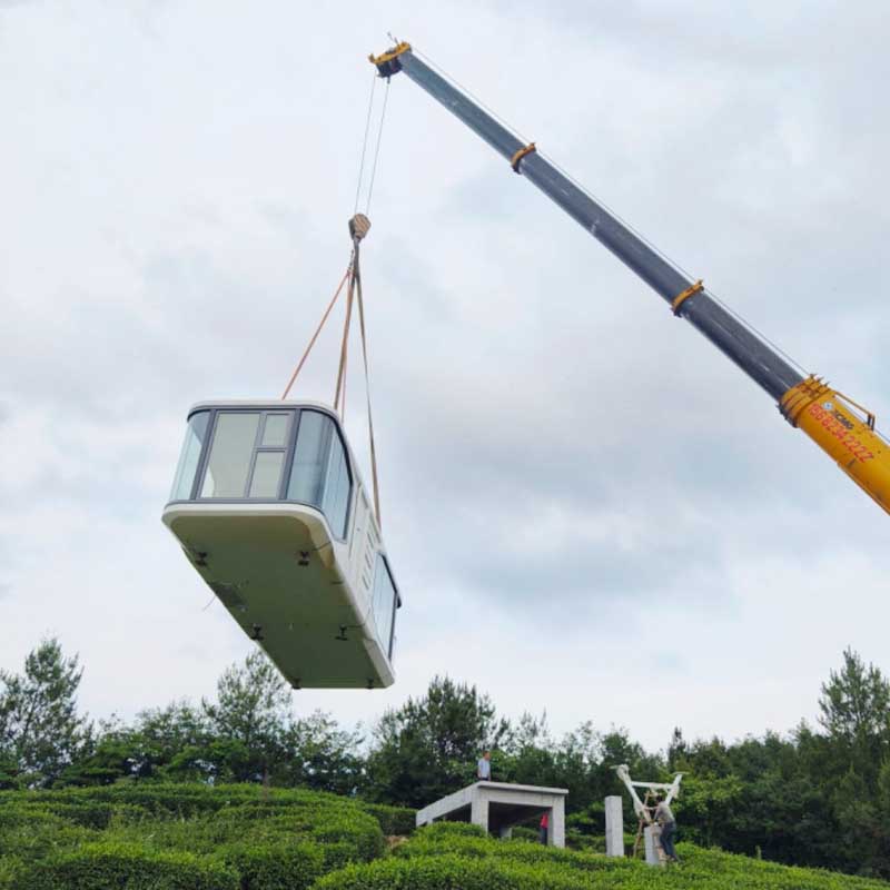 JMXL V2 Aluminum Alloy Shell Modern Resort Style Prefabricated Home Mobile Prefab House