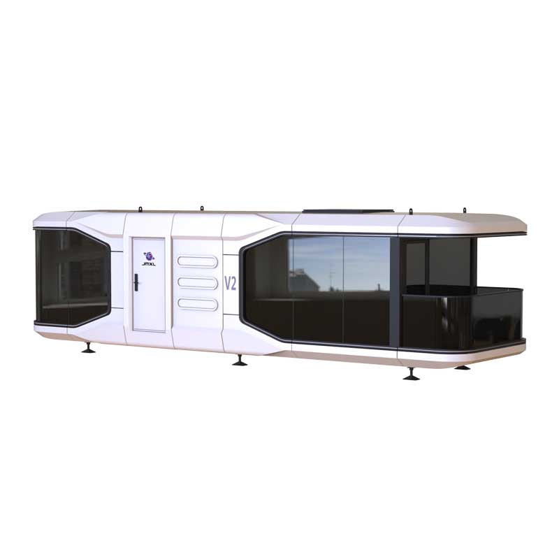 JMXL V2 Aluminum Alloy Shell Modern Resort Style Prefabricated Home Mobile Prefab House