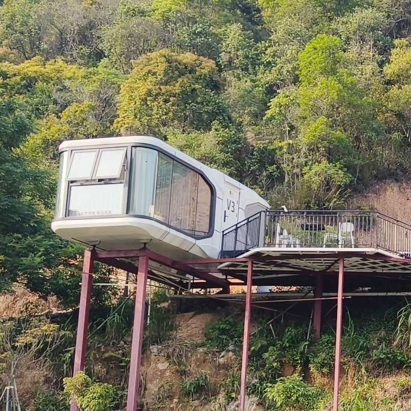 JMXL V3 Luxury Camping Houses Prefab Houses Modern Moving House with Bedroom and Bathroom
