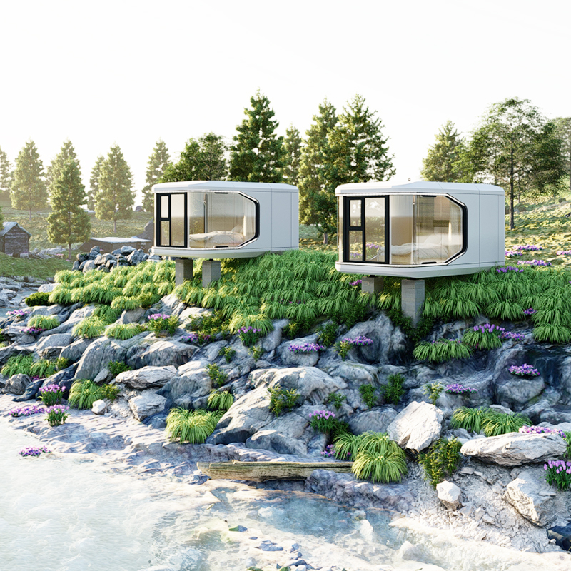JMXL V11 Light Steel Prefabricated Mobile Glass House Design