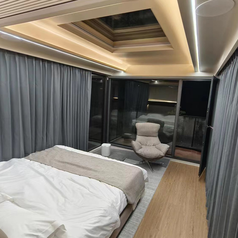 JMXL V9 Luxury Prefabricated House Villa Camping Holiday Travel Modern Furnished Bedroom And Bathroom House