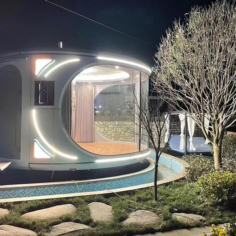JMXL V6 Aluminum Alloy Shell Modern Style Prefabricated Home Mobile Prefabricated House