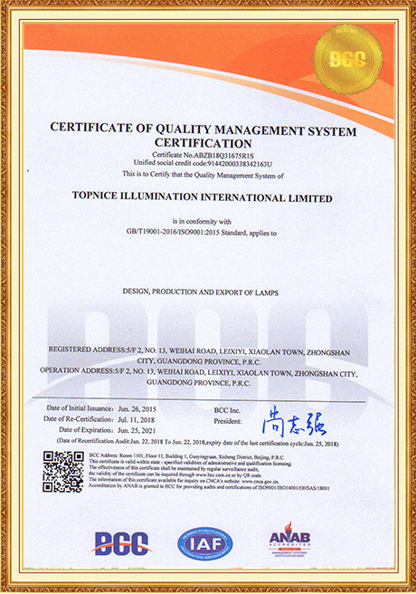 Honor Certificate