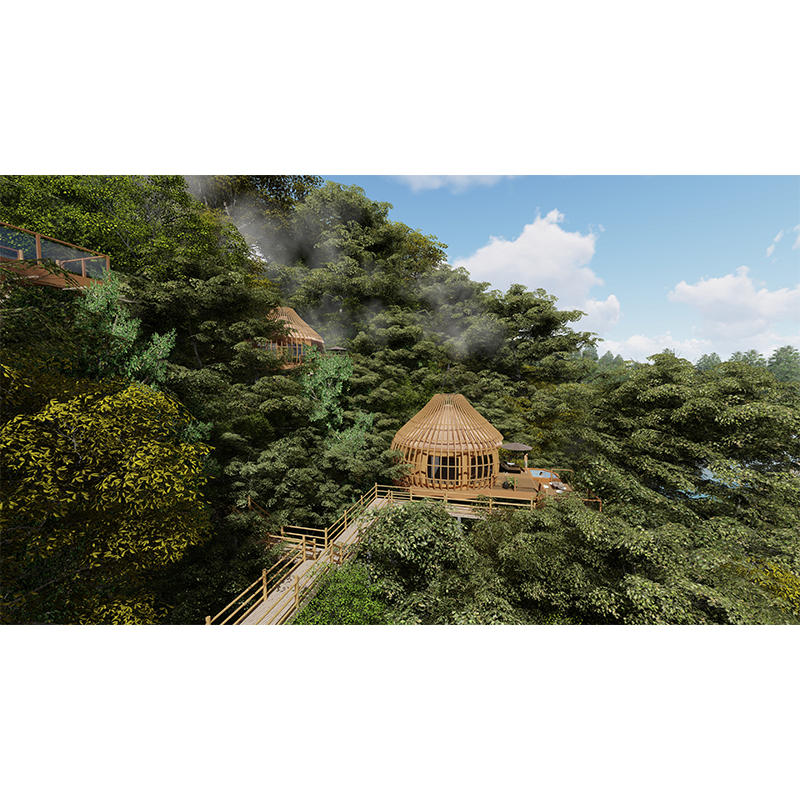 Log Cabin Camping Room Dream Tree House Hotel Resort Camping Base Room Scenic Resort Cabin