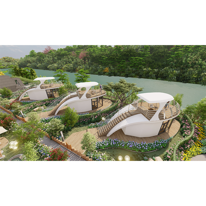 Double-Decker Luxury Yacht Residence Hotel Resort Camping Base