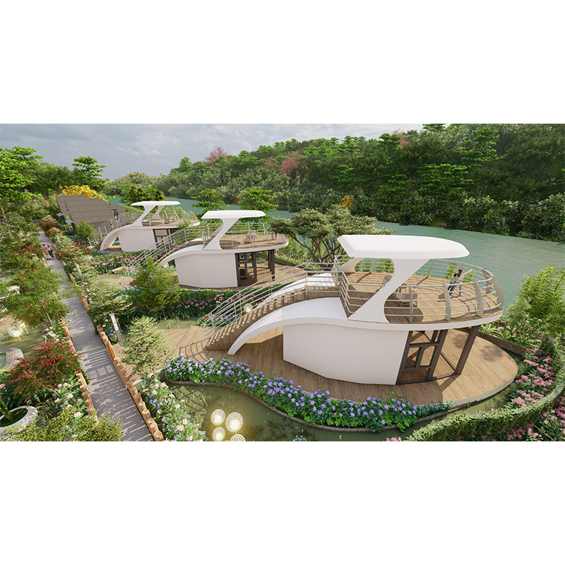 Double-Decker Luxury Yacht Residence Hotel Resort Camping Base