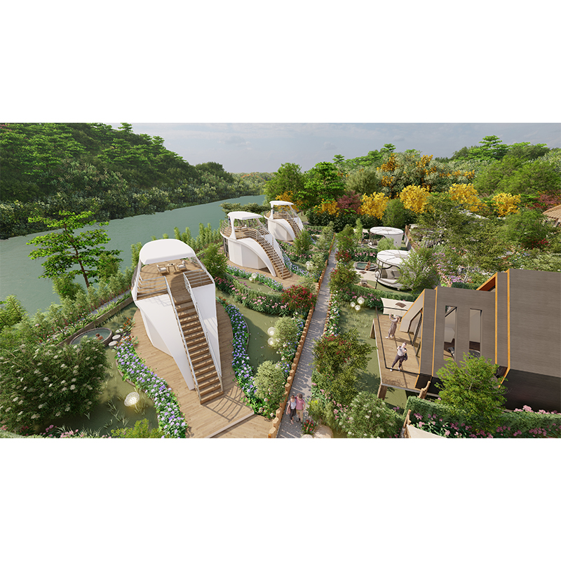 Double-Decker Luxury Yacht Residence Hotel Resort Camping Base
