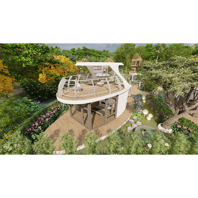 Double-Decker Luxury Yacht Residence Hotel Resort Camping Base