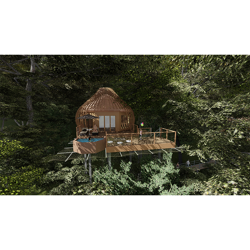 Log Cabin Camping Room Dream Tree House Hotel Resort Camping Base Room Scenic Resort Cabin