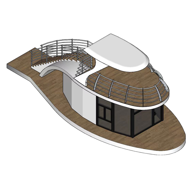 What are the safety measures of double-decker luxury yacht?