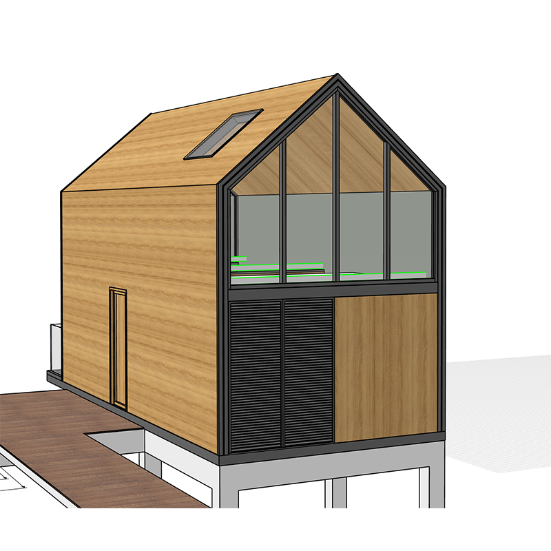 How can mobile home outdoor house ensure structural stability while maintaining portability?